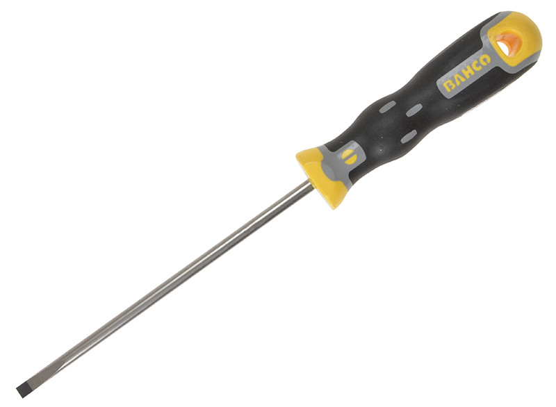 Bahco BAH022030 Tekno+ Screwdriver Parallel Slotted Tip 3mm x 100mm Round Shank