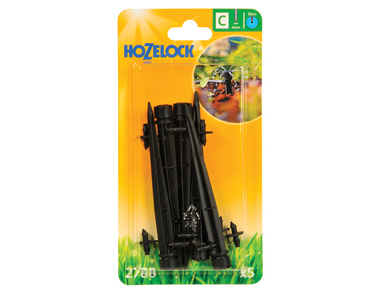 Hozelock HOZ27880012 End of Line Adjustable Mini Sprinkler on Stake 4mm