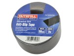 Faithfull FAITAPESTB5 Anti-Slip Tape 50mm x 5m Black