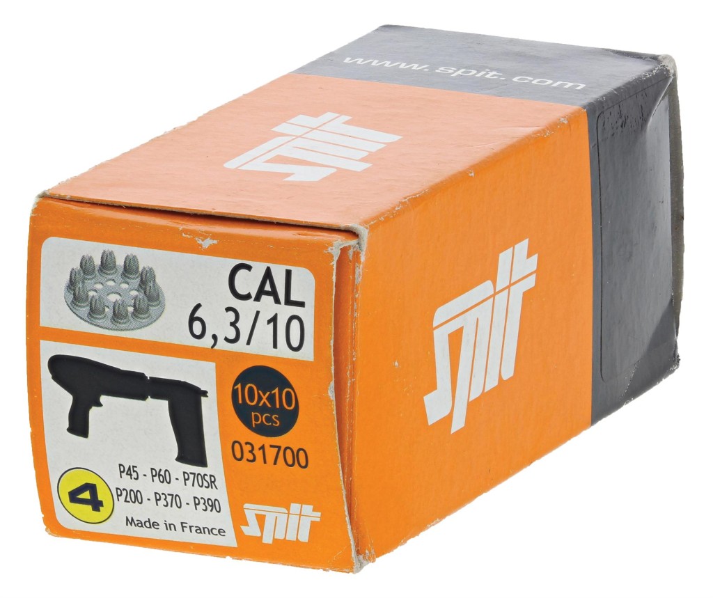 Spit P370 Spitfire Tool Cartridges - Brown / Yellow / Red