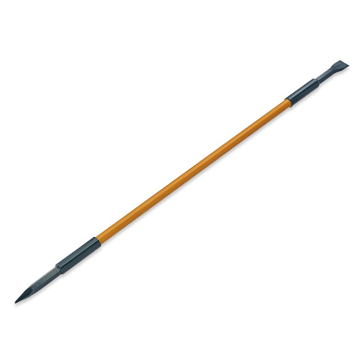 An image displaying a Bulldog BULINSDECP Insulated Double Ended Crowbar