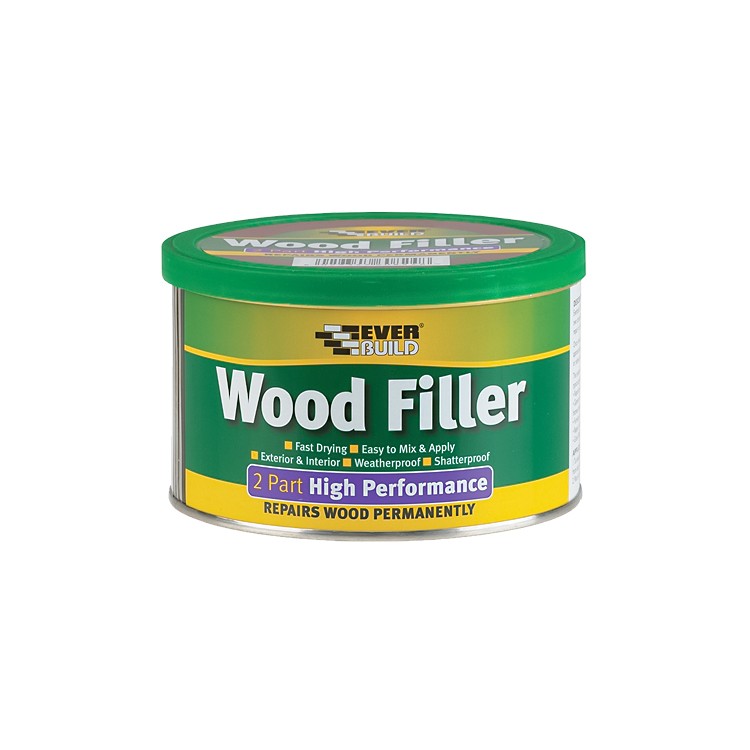 Everbuild EVB2PRED05 2-Part High-Performance Wood Filler Redwood 500g