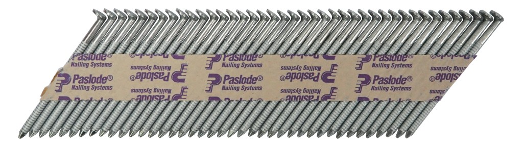 "Photo of Paslode 360Xi 141073 63mm x 3.1mm Galv Plus Ring Shank Nail,