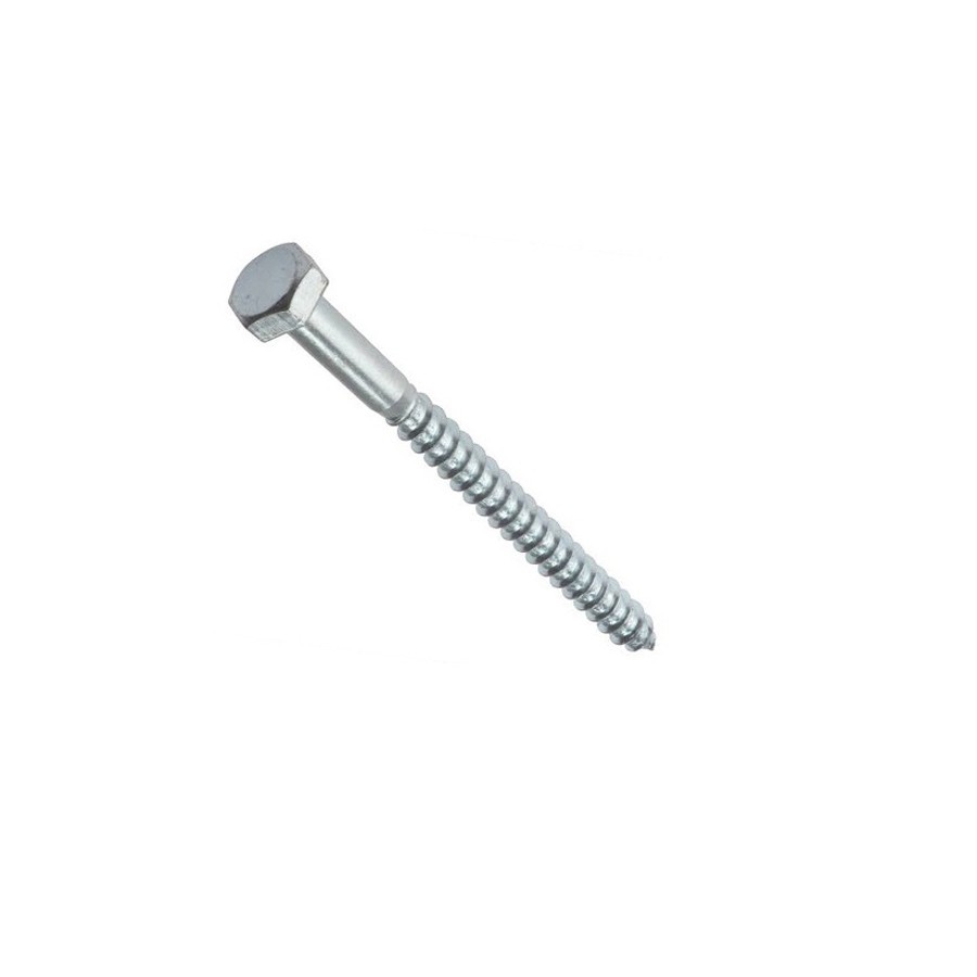 Coachscrews M8 Galv Hex Head 25 Pack