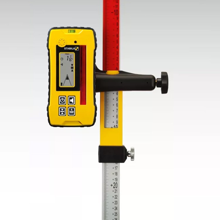 A Stabila measuring instrument with a clear display and easy-to-read scale, for accurate site measurement and inspection.