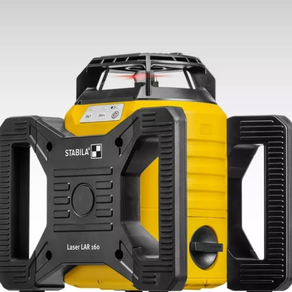 A Stabila measuring instrument with a clear display and easy-to-read scale, for accurate site measurement and inspection.