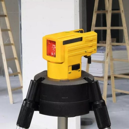 A Stabila measuring instrument with a clear display and easy-to-read scale, for accurate site measurement and inspection.