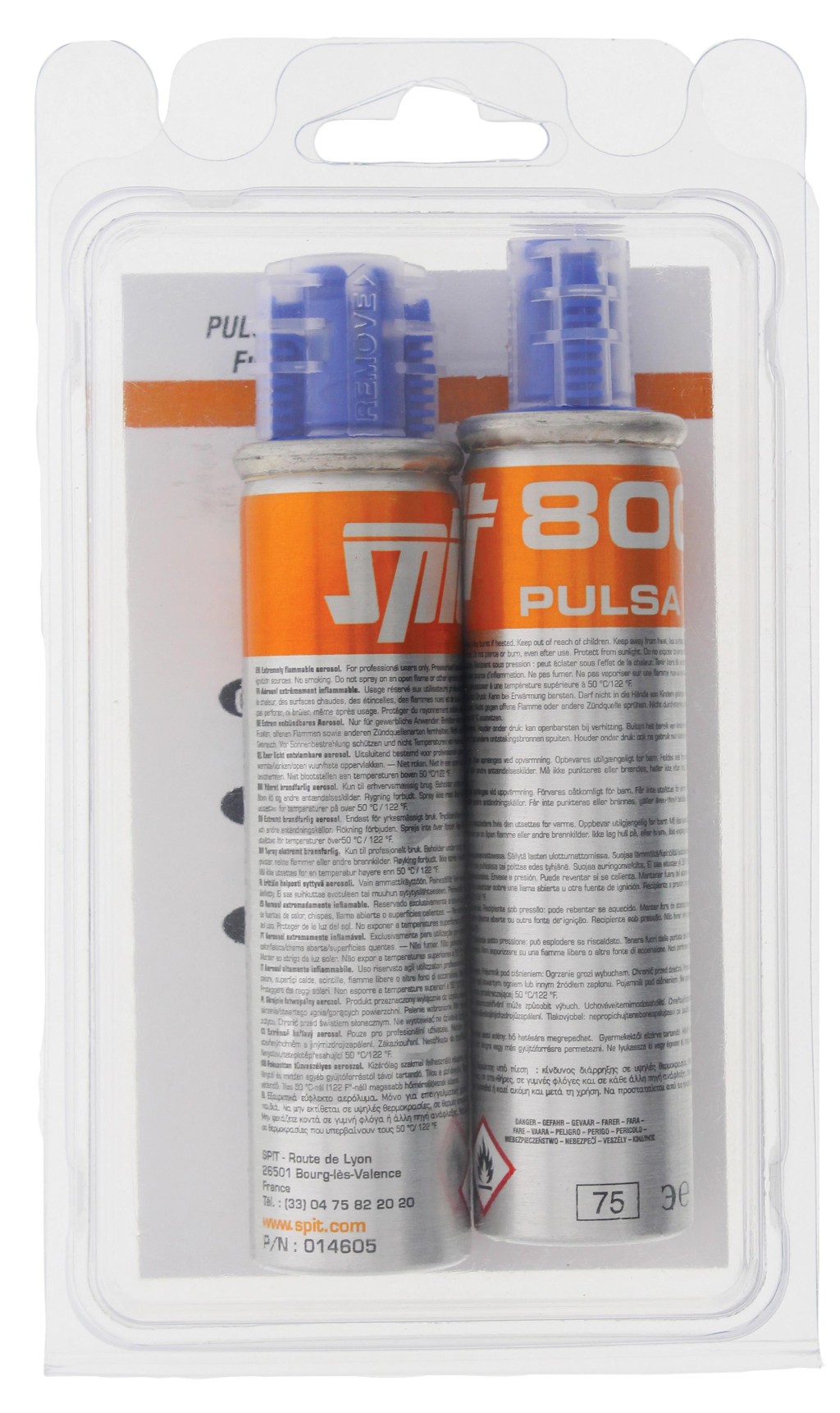 Spit 011773 Pulsa 800 Gas Fuel Cell - Twin Pack