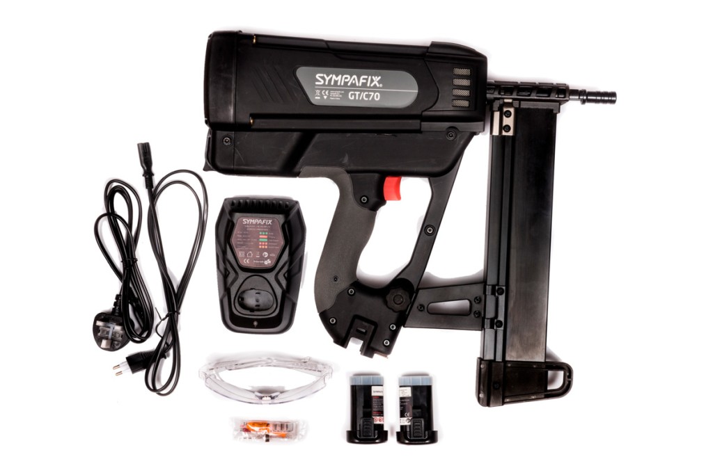 Sympafix GT4C GT/C70 Concrete And Steel Gas Tool Nail Gun - 70000