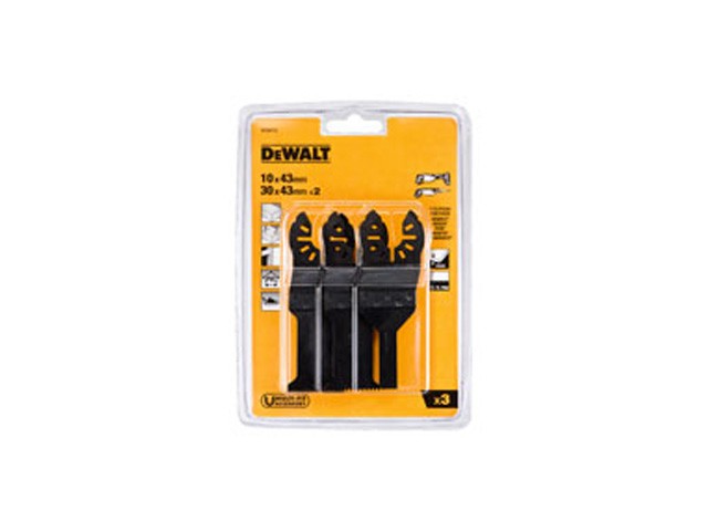 DeWalt DT20713 43mm Multi-Tool Accessory Set 3pc