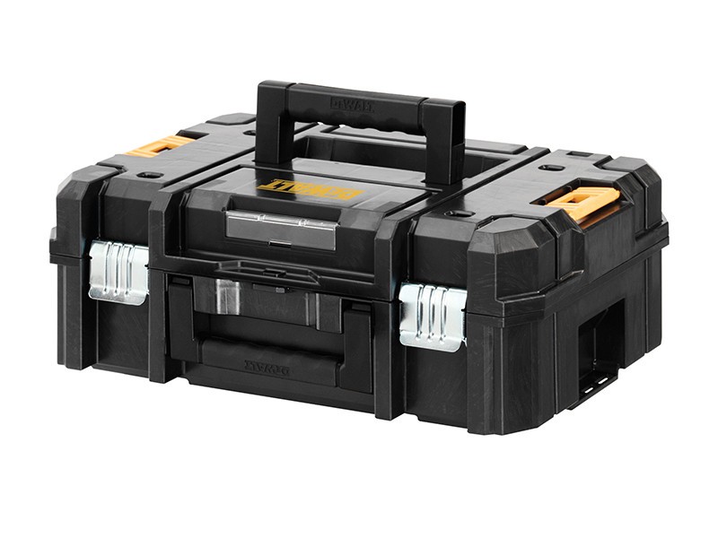 A yellow and black DEWALT cordless power tool, with an ergonomic grip, designed for use on construction and maintenance tasks.