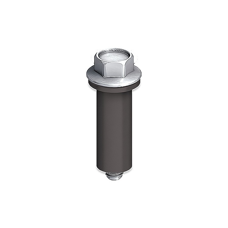 A steel screw with a threaded shaft and sharp point, for general-purpose fastening applications.