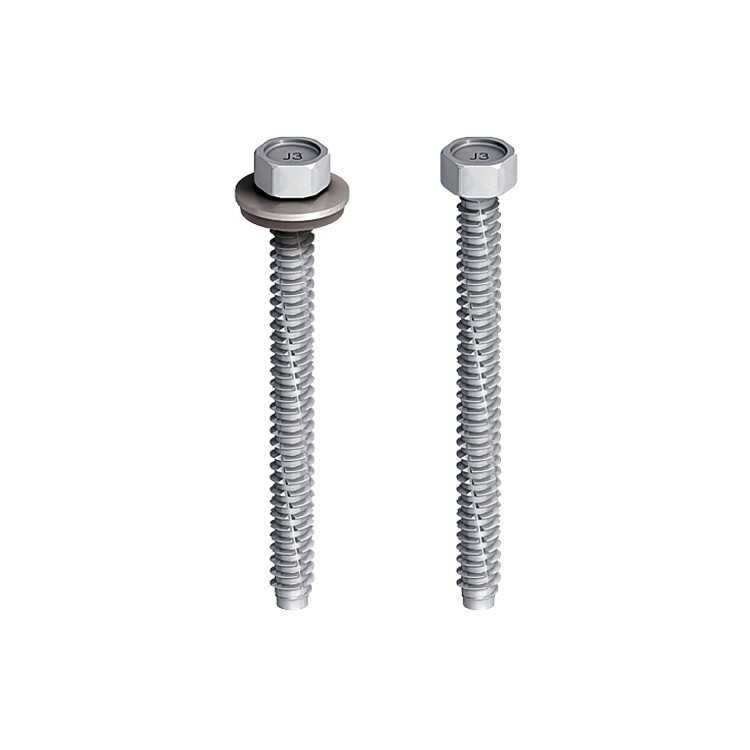 A steel screw with a threaded shaft and sharp point, for general-purpose fastening applications.