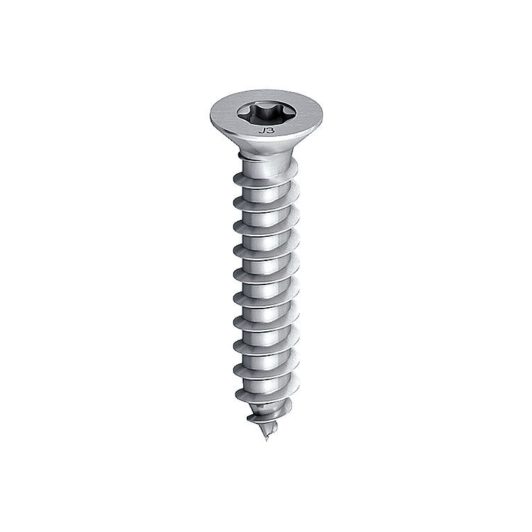 A steel screw with a threaded shaft and sharp point, for general-purpose fastening applications.