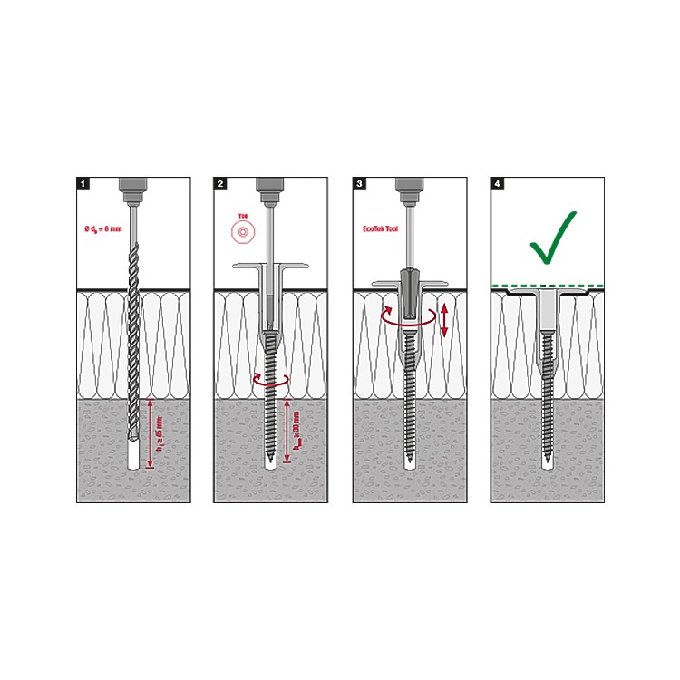 A fixings-store product displayed against a white background, suitable for construction and maintenance applications.