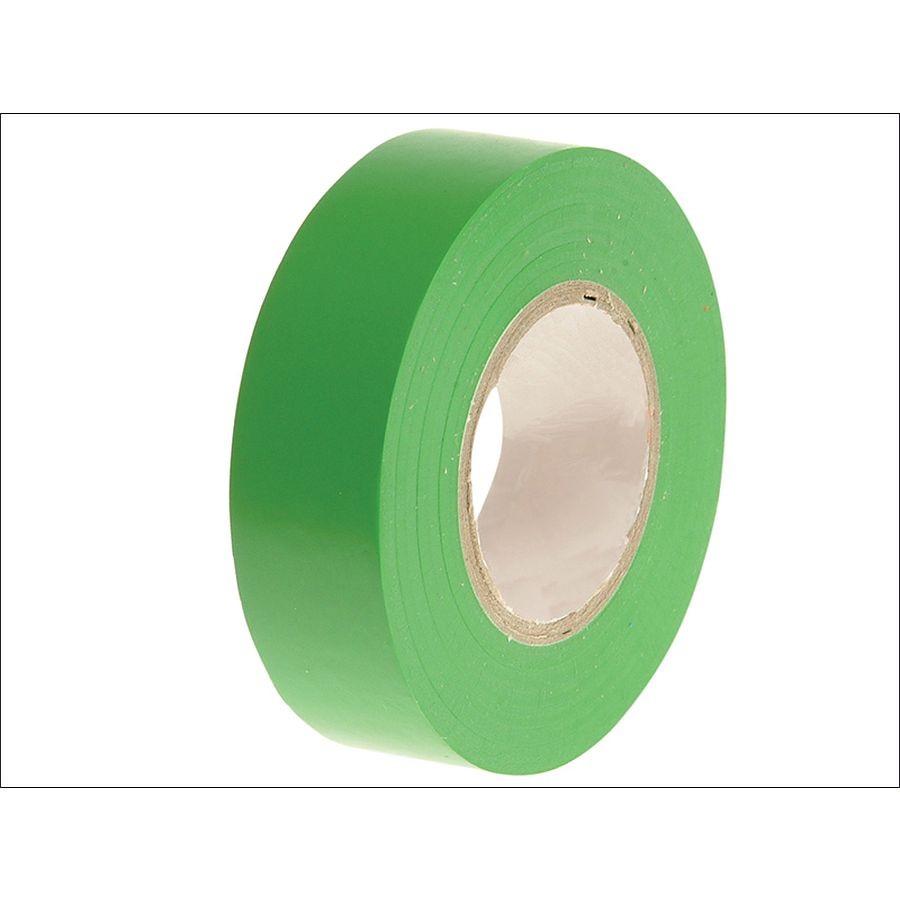 Electrical Tape Green 19mm x 20mtr
