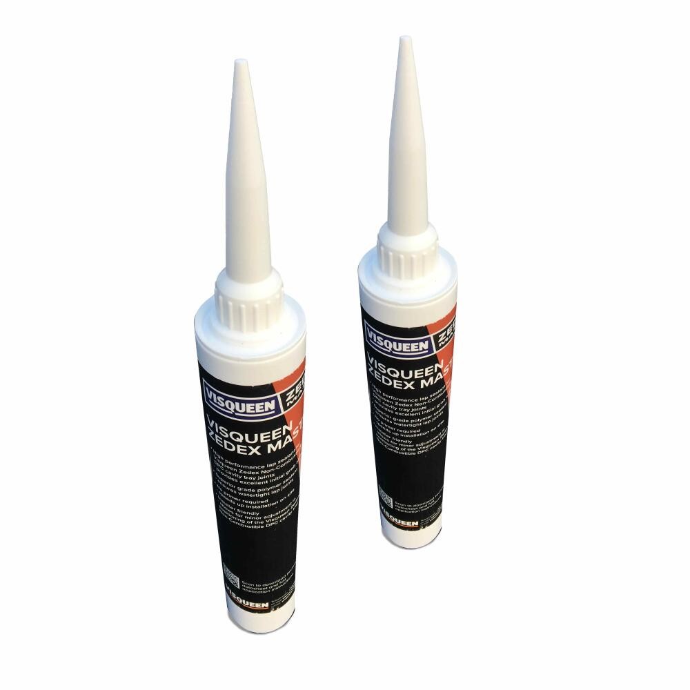 A 380ml cartridge of white silicone sealant with a flexible cured finish, for sealing joints around kitchens, bathrooms, and windows.