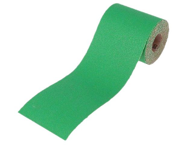 Faithfull FAIAR560G Aluminium Oxide Sanding Paper Roll Green 115mm x 5m 60G