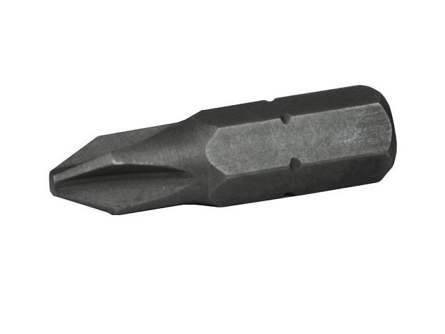 Faithfull FAISBPH325 Phillips S2 Grade Steel Screwdriver Bits PH3 x 25mm (Pack 3)