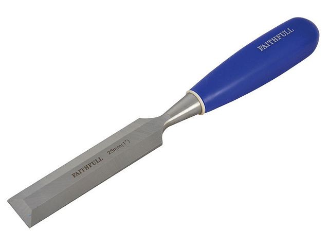 Faithfull FAIWCB38 Bevel Edge Chisel Blue Grip 10mm (3/8in)