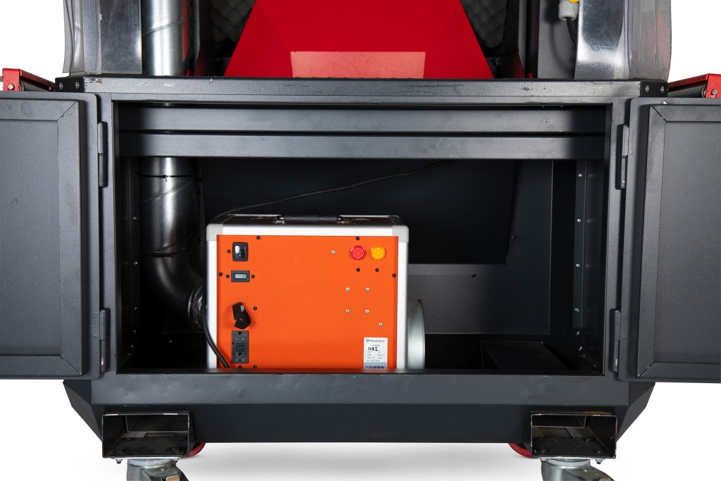 A steel Armorgard heavy-duty site storage unit with a steel construction, secure locking, and a load-rated base.