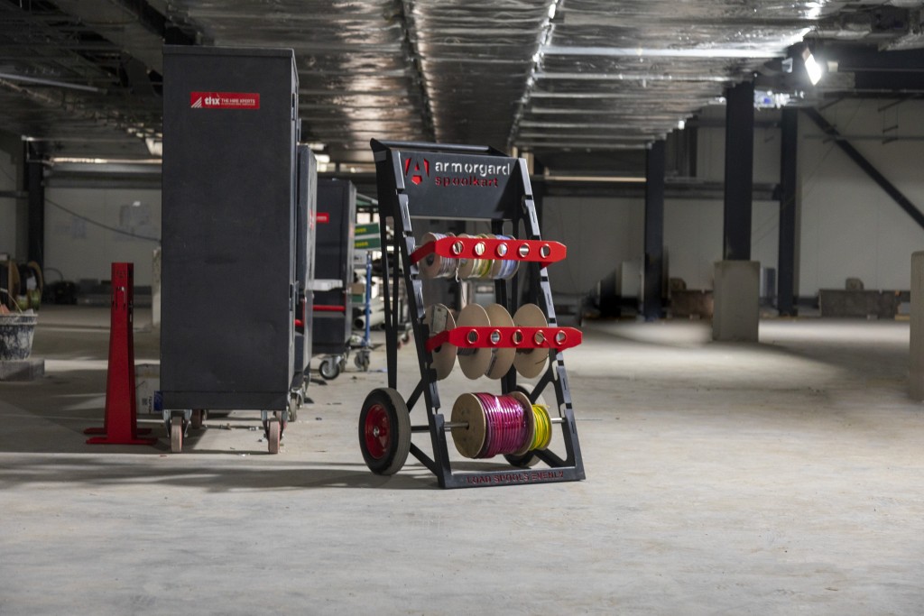 A steel Armorgard heavy-duty site storage unit with a steel construction, secure locking, and a load-rated base.