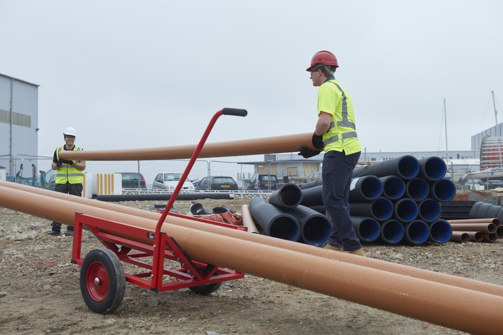 A steel Armorgard heavy-duty site storage unit with a steel construction, secure locking, and a load-rated base.