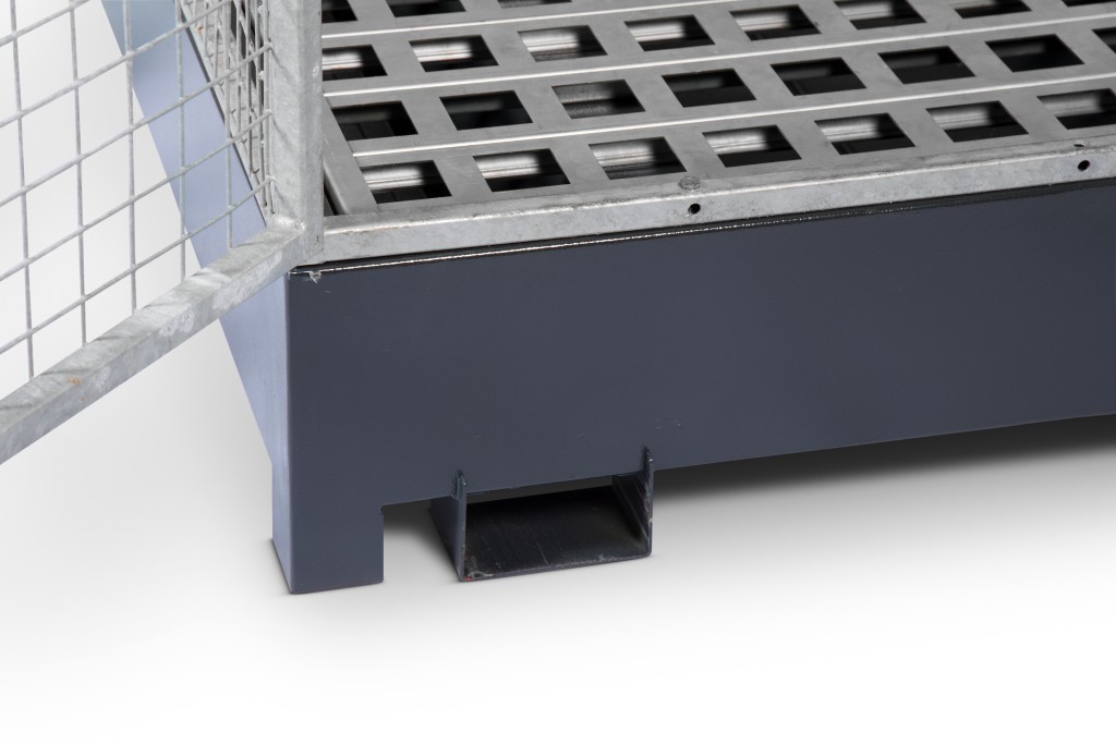 A steel Armorgard heavy-duty site storage unit with a steel construction, secure locking, and a load-rated base.
