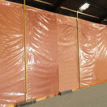Visqueen Orange Flame Retardant Polythene Protection 4m x 25m RS080726