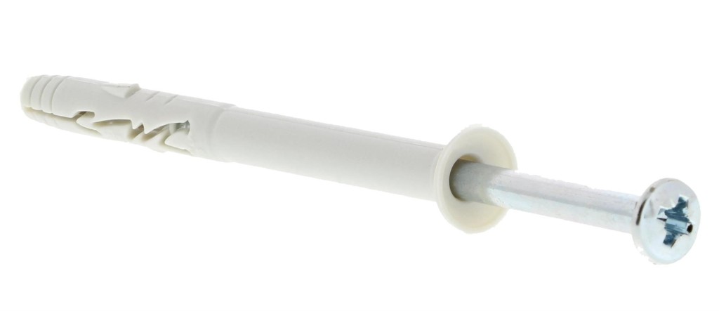 Spit HIT-M Nylon Countersunk Hammer in Anchors with Zinc Nail