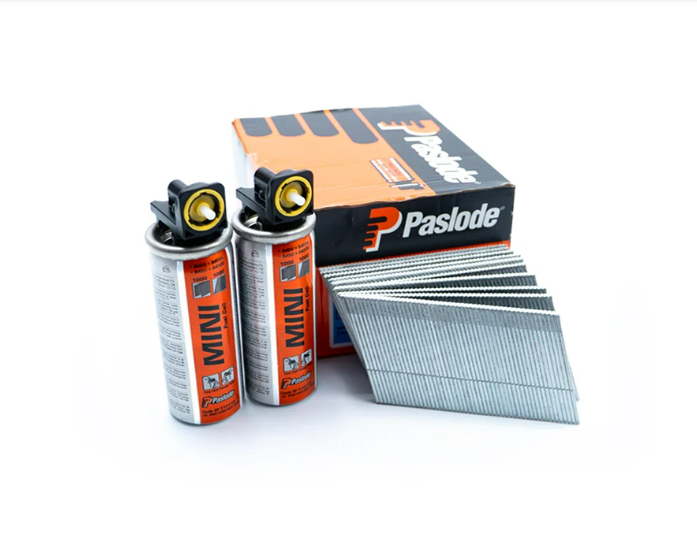 Paslode IM50 575594 Electro Galv Straight Brad Nails 50mm - 2000 Box 2 Fuel Cells