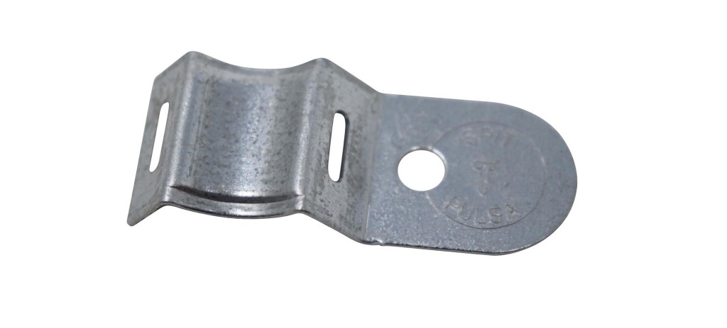Spit 923689 Metal Clip Elec, Metal Cable Tie Base with Snap-off Tab
