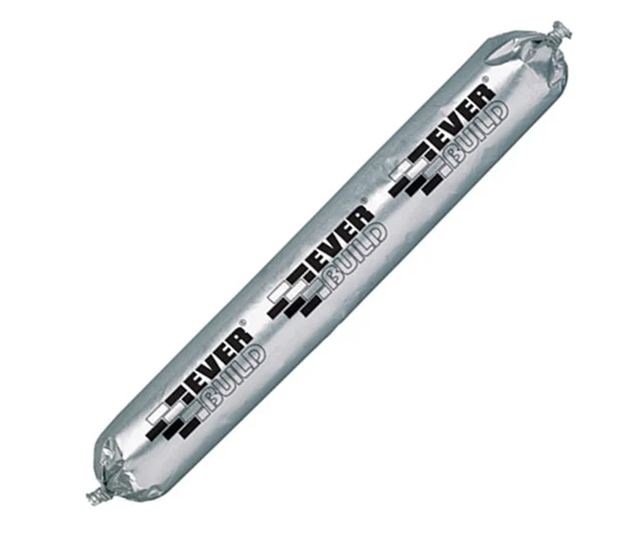 A 600ml container of Everbuild construction adhesive or sealant, displayed against a white background.