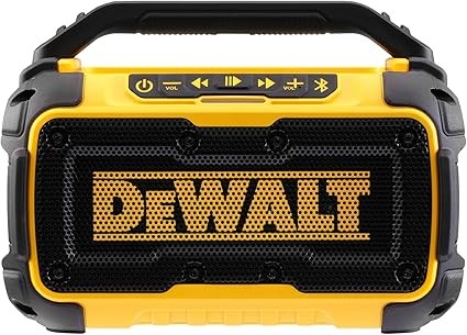 A yellow and black DEWALT 54V lithium-ion slide-pack battery, compatible with the DEWALT cordless tool range.