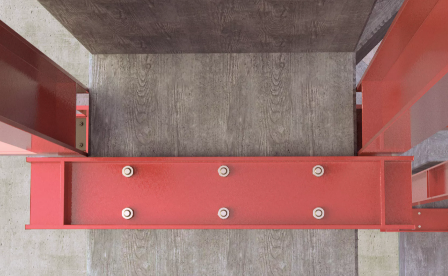 An A4 stainless steel M24 through bolt anchor with a hex nut and washer, featuring a threaded shaft and expansion sleeve, designed for securing heavy loads to concrete or masonry surfaces.