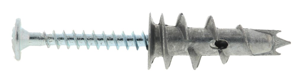 A steel 12×31mm pan head drywall screw with a bugle head and fine threads, designed for fixing plasterboard to timber or metal studwork.