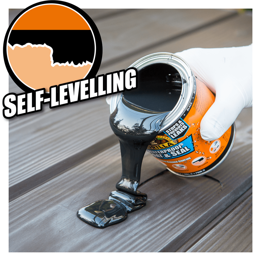 A 473ml tin of Gorilla protective metal paint in black for long-lasting rust protection on ferrous metal surfaces.,