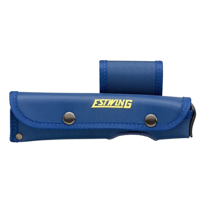 A Estwing hand tool with a metal working end and an ergonomic handle, designed for general construction and maintenance tasks.