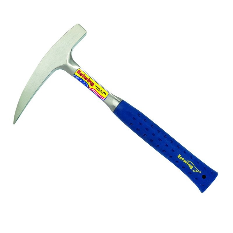 A Estwing hand tool with a metal working end and an ergonomic handle, designed for general construction and maintenance tasks.