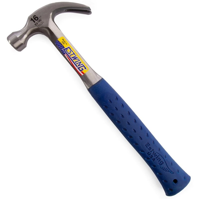 estwing curved claw hammer,