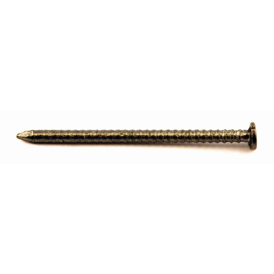A steel 25×2.00mm wire nail with a flat head and a smooth shank, for general-purpose timber fastening.