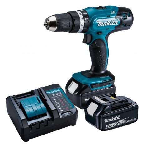makita combi drill kit and batteries