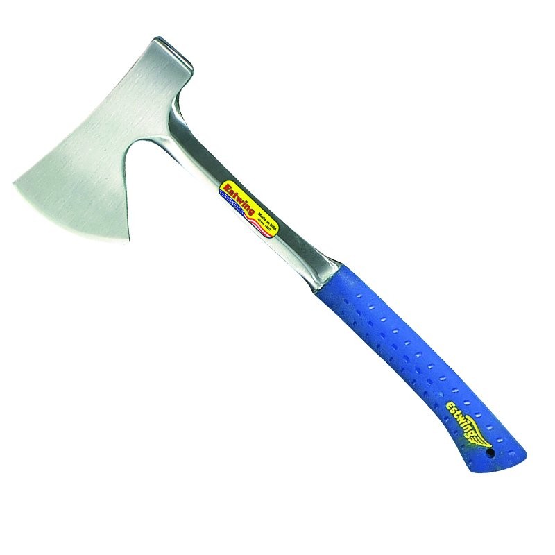 A Estwing hand tool with a metal working end and an ergonomic handle, designed for general construction and maintenance tasks.
