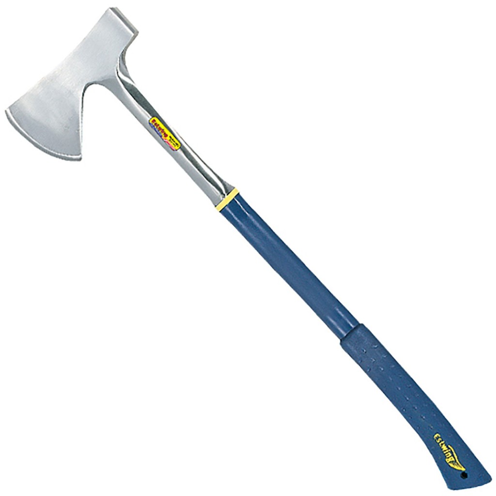 A Estwing hand tool with a metal working end and an ergonomic handle, designed for general construction and maintenance tasks.