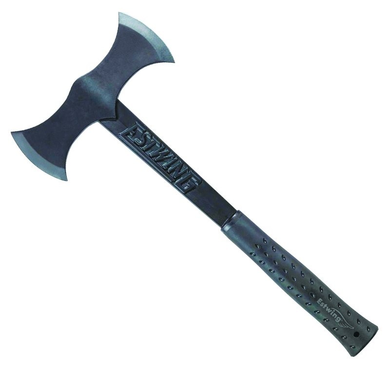 A Estwing hand tool with a metal working end and an ergonomic handle, designed for general construction and maintenance tasks.