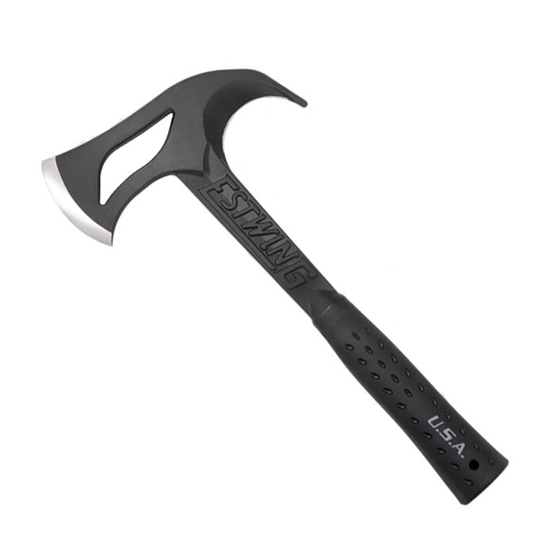 A Estwing hand tool with a metal working end and an ergonomic handle, designed for general construction and maintenance tasks.