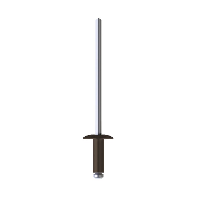 A product photo of CHROMAFIX Dome Head Rivets painted in RAL 7016,