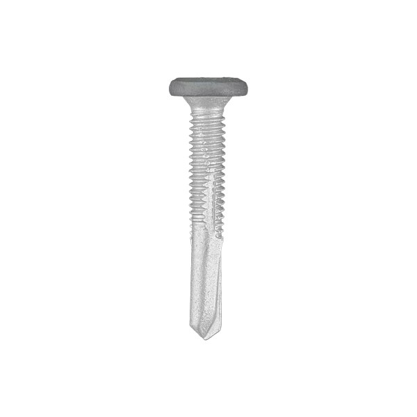 A studio photo of the CHROMAFIX Self Drilling Tek Screw painted in RAL 7045 Telegrey 1