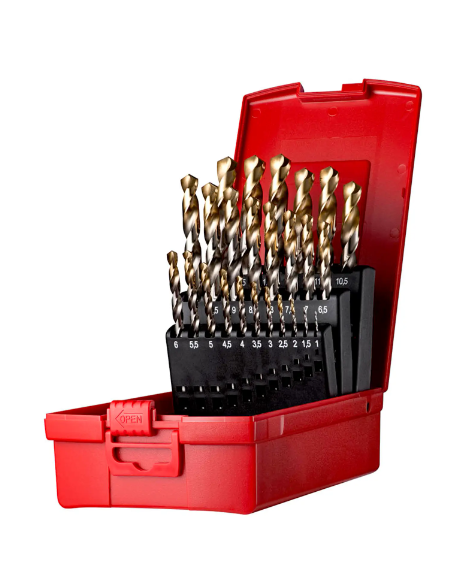dormer 25pc drill bit set hss,