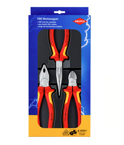 knipex insulated plier set,